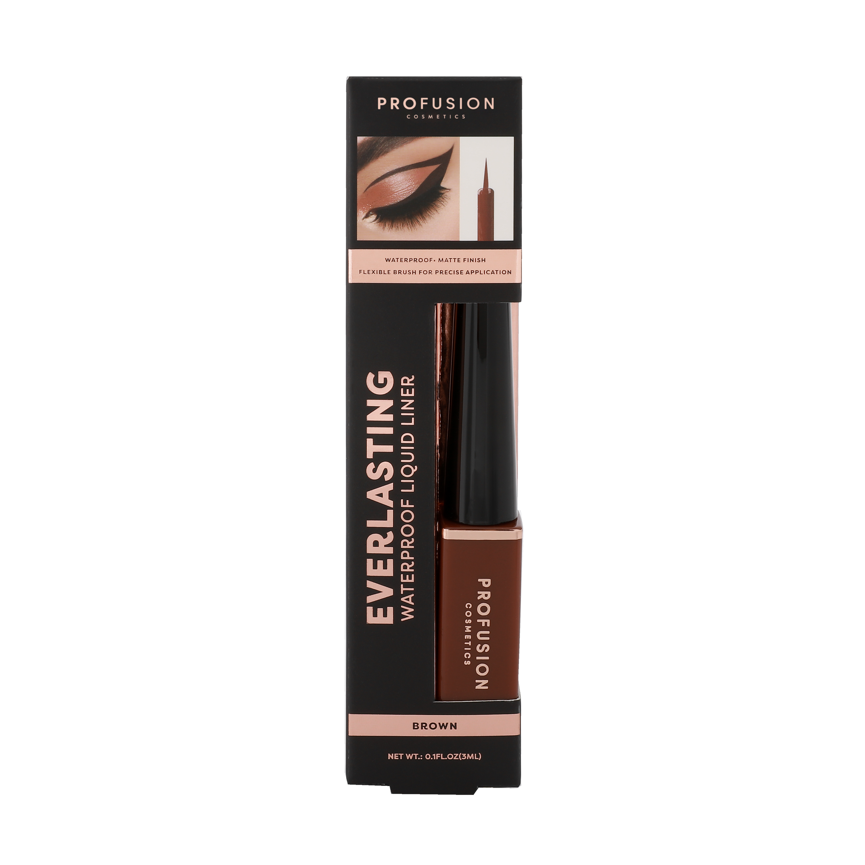 Light brown waterproof outlet liquid eyeliner