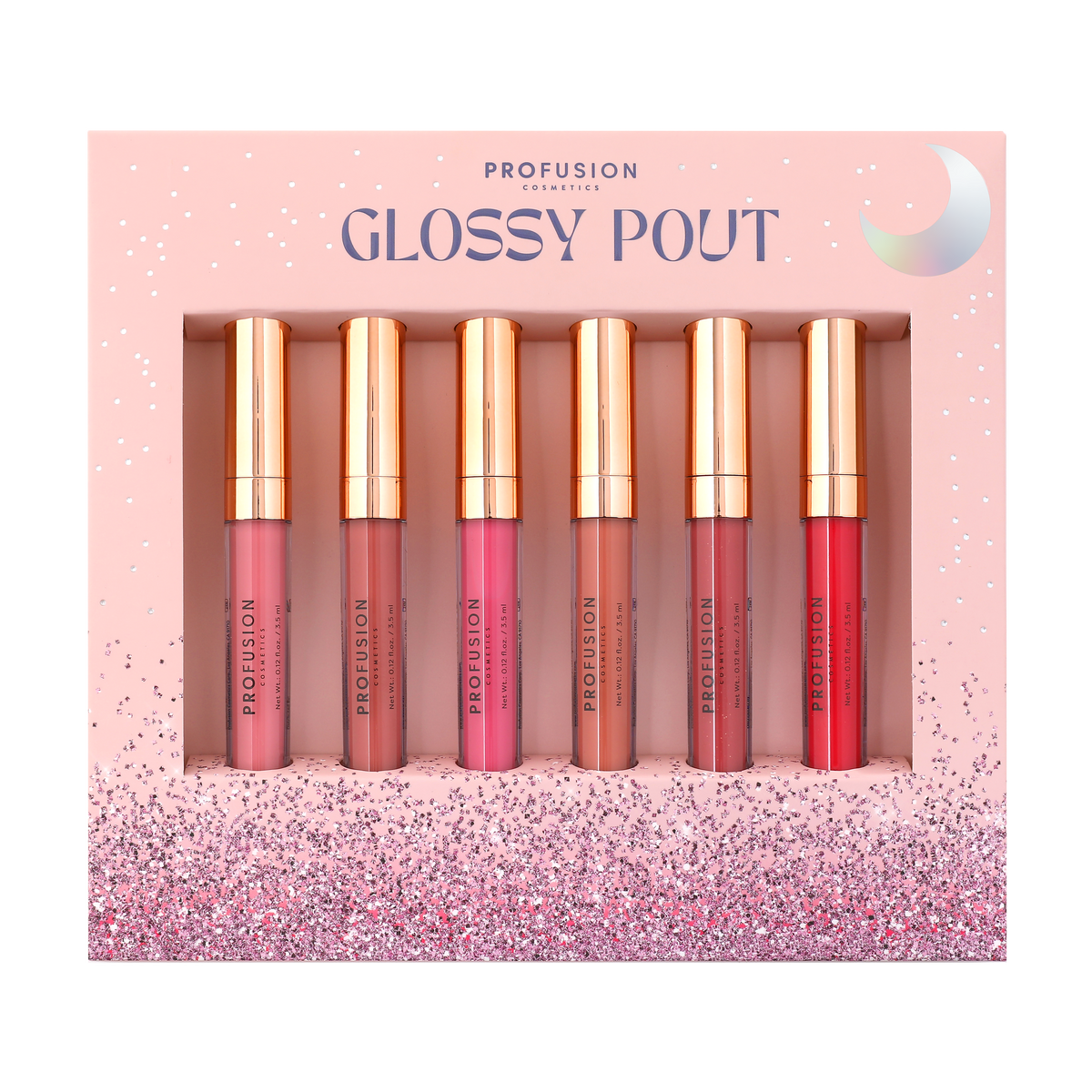 GLOSSY POUT - 6 PC LIPGLOSS SET