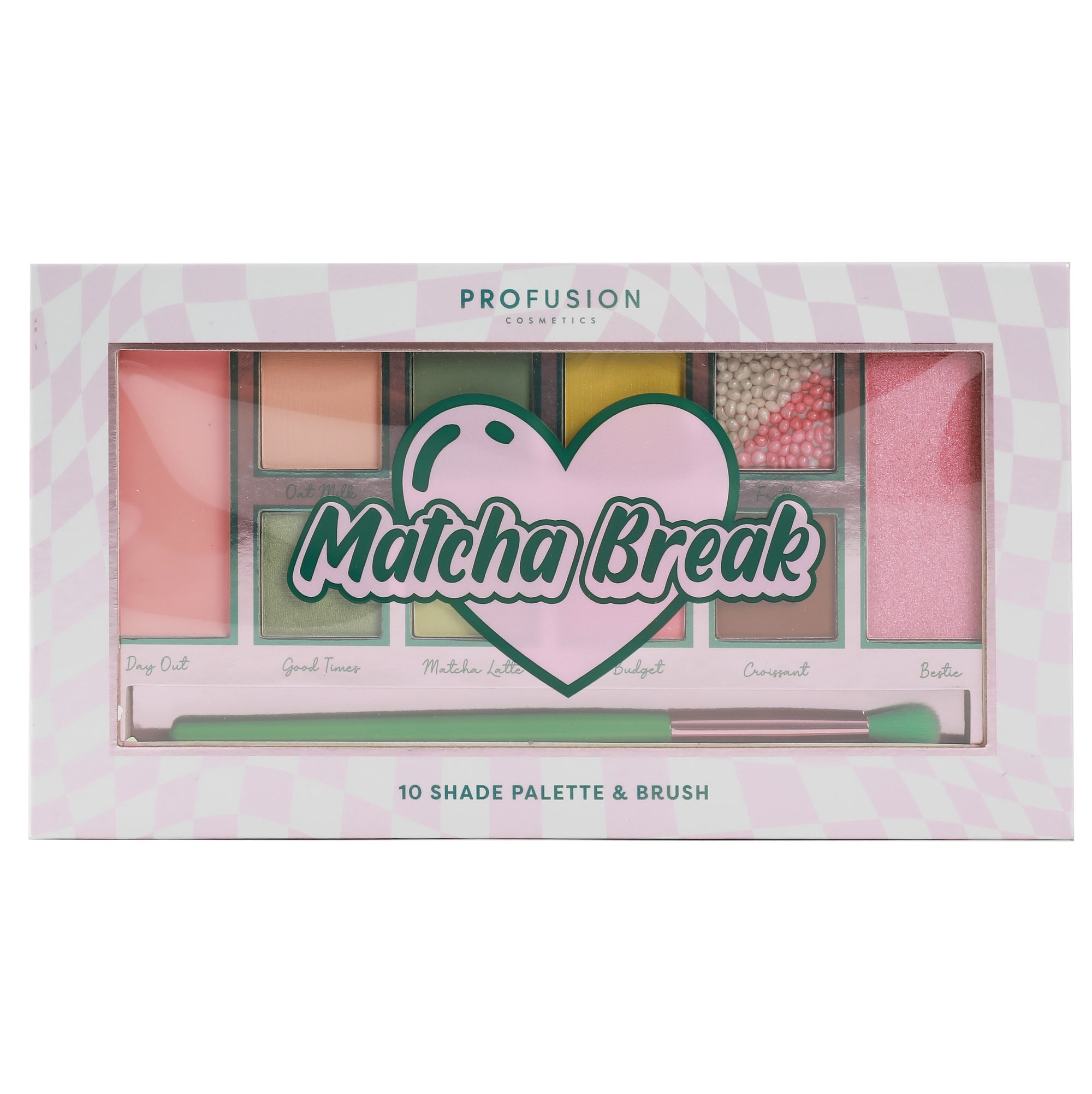 Matcha Break 10 Shade Palette & Brush