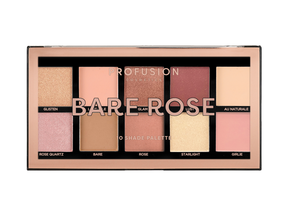 BARE ROSE | 10 SHADE PALETTE