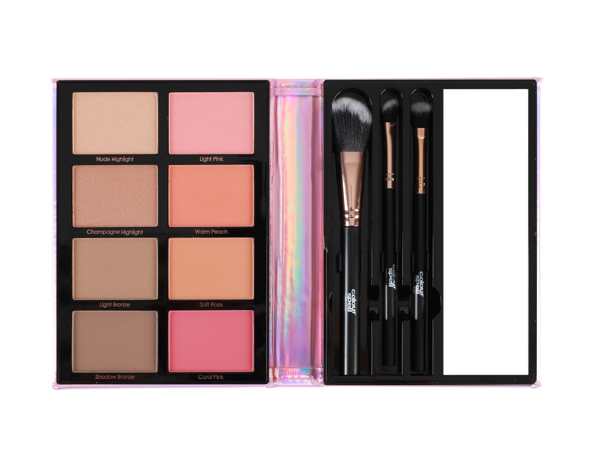 Blush bronzer highlighter palette 2025
