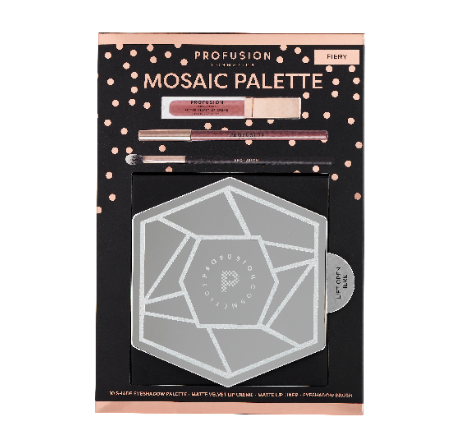 mosaic palette fierby eye & lip set